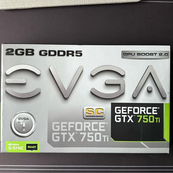 nvidia EVGA GEFORCE GTX 750Ti 2GB GDDR5 (used)
